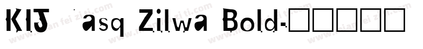 KIJ Nasq Zilwa Bold字体转换